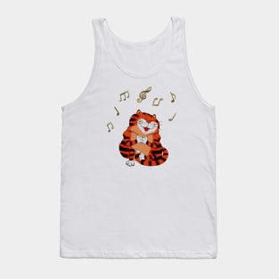 Singing Cat Tank Top